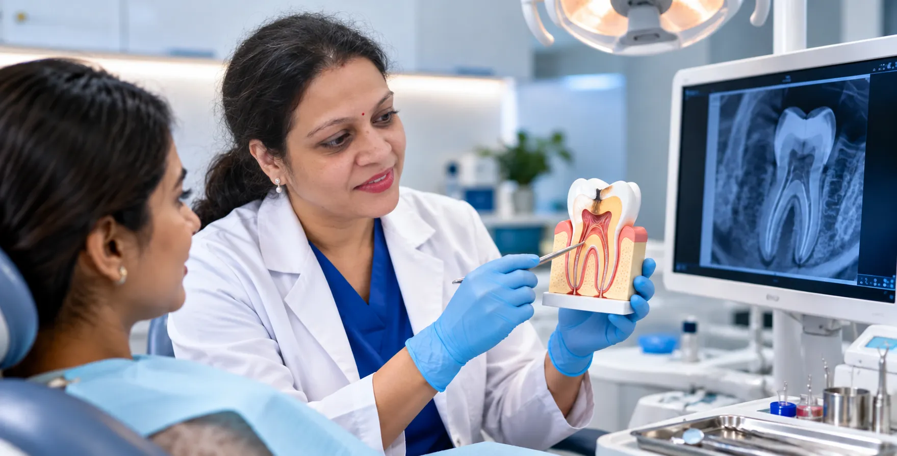 Preventive dental consultation and teeth cleaning